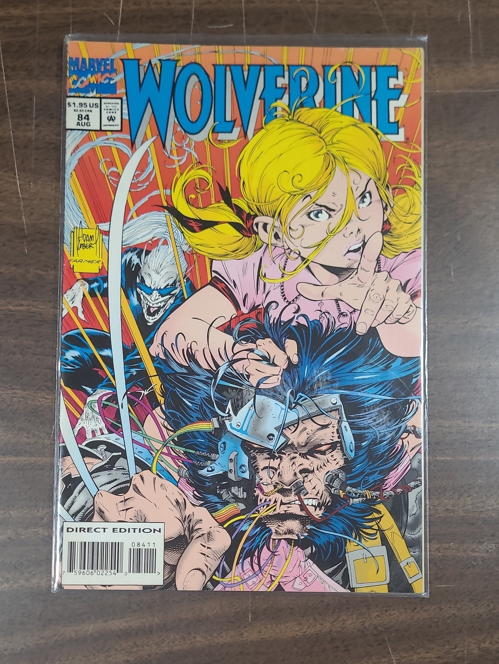 Marvel Wolverine Comic Book #84 August Bagged